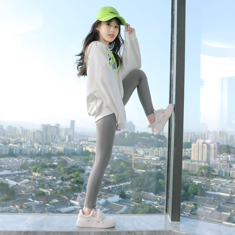 女童打底裤夏季薄款女孩子外穿儿童裤子女夏天打底紧身裤夏季新款弹力