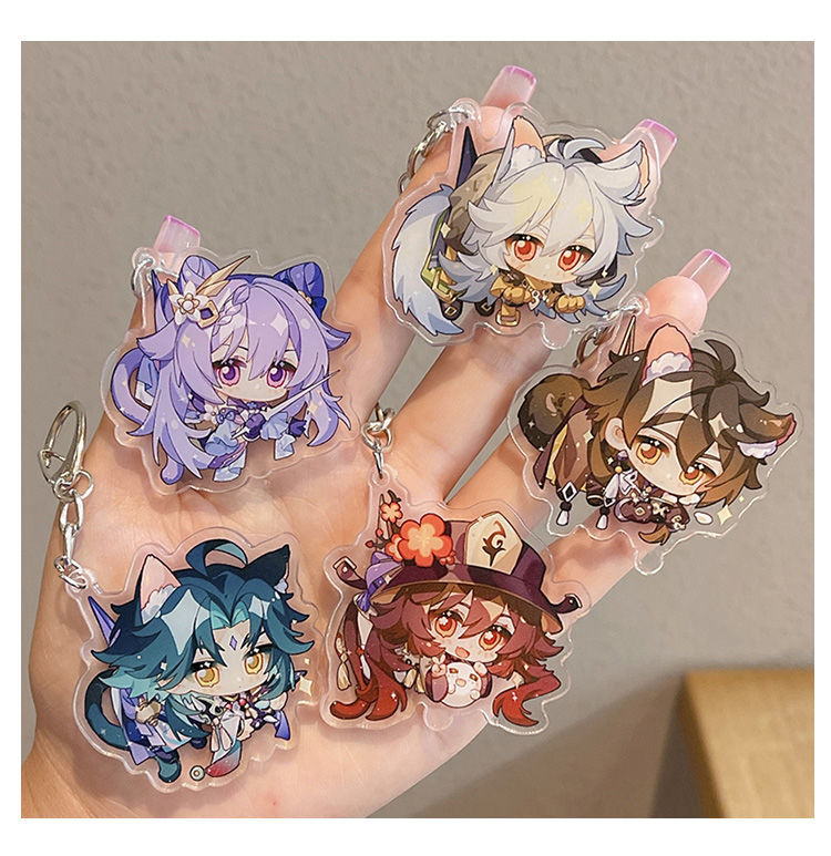 希尔库班原神钥匙扣可爱原神周边钥匙扣书包挂件可爱小物件挂饰枫原万