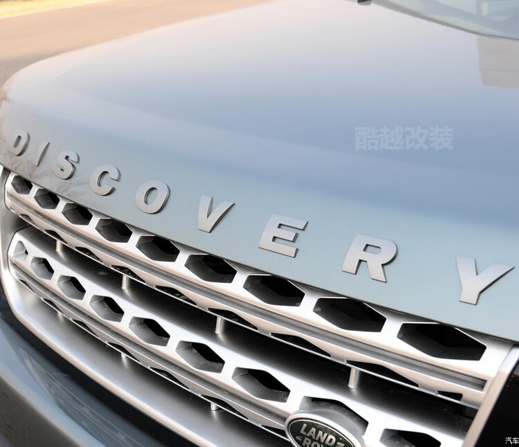 仓梵适用路虎发现3发现4前机盖标discovery字母贴hse后尾标v8标志改装