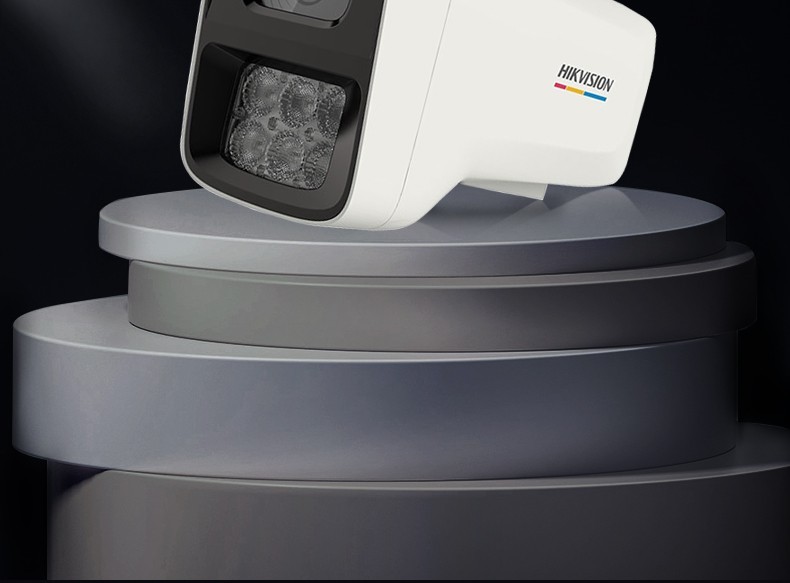 海康威视监控poe摄像头臻全彩摄像机高清日夜全彩大光圈监控暖光灯