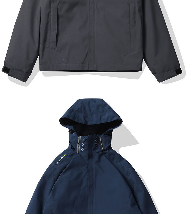 clawmoney春秋冲锋衣男女迷彩运动风衣上衣工装外套休闲大码夹克女