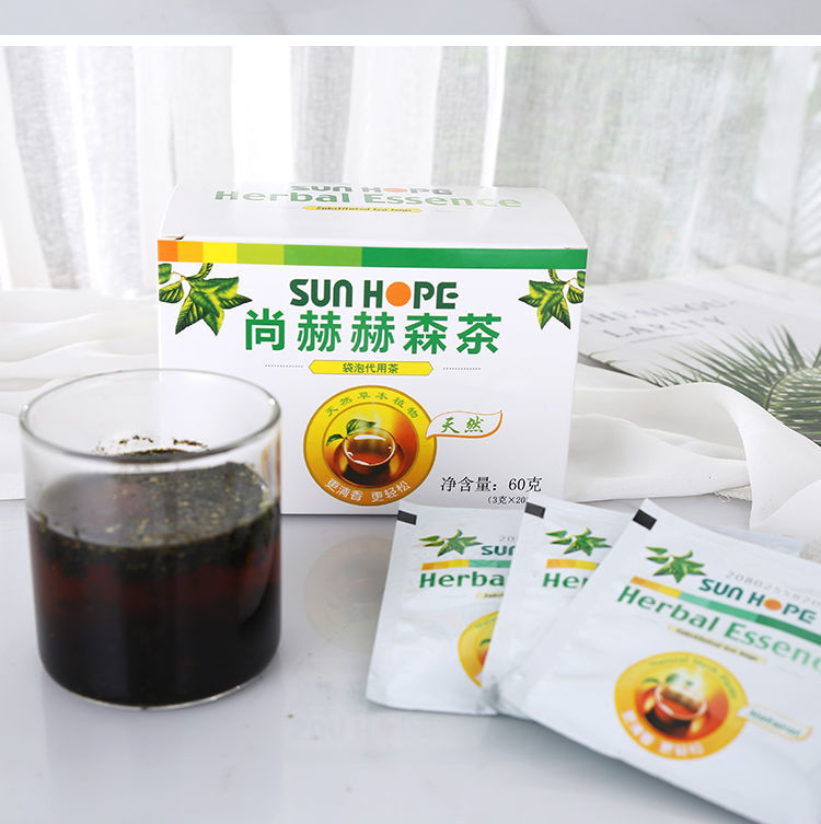尚赫赫森茶尚赫赫森养生茶实发10盒200袋