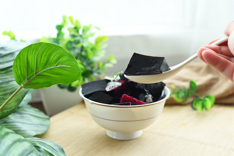 广西 无蔗糖添加黑凉粉凉粉草烧仙草粉果冻冰白凉粉配料江门家用