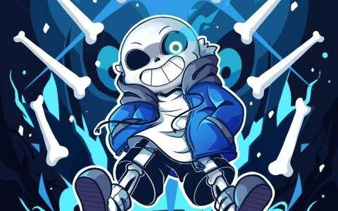 传说之下sans毛绒玩偶游戏周边公仔穿衣骷髅玩具男童礼物娃娃女孩27cm