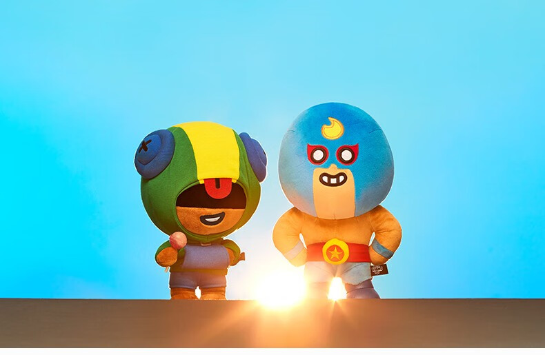 brawlstars站立公仔25cm动漫卡通周边毛绒玩偶linefriends荒野乱斗