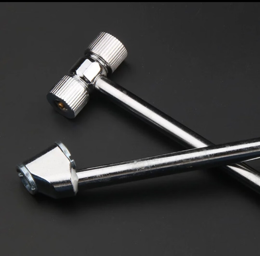 轮胎充气嘴汽车充气头加气嘴接头自行车摩托车气泵打气嘴带压力汽车