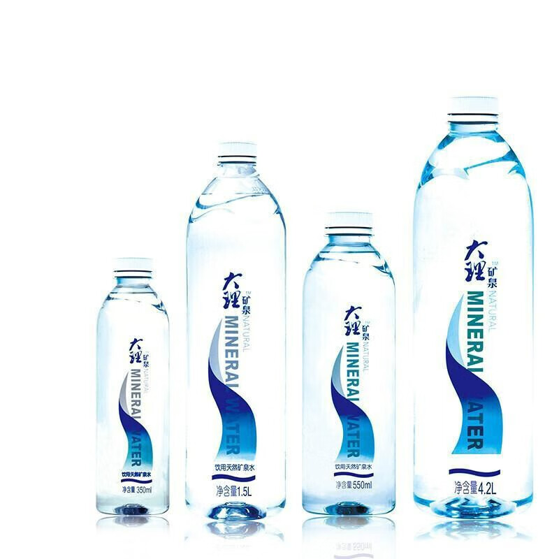 大理矿泉水云南苍山生态品质弱碱大理矿泉42l4瓶银箔泉矿泉饮用泡茶水