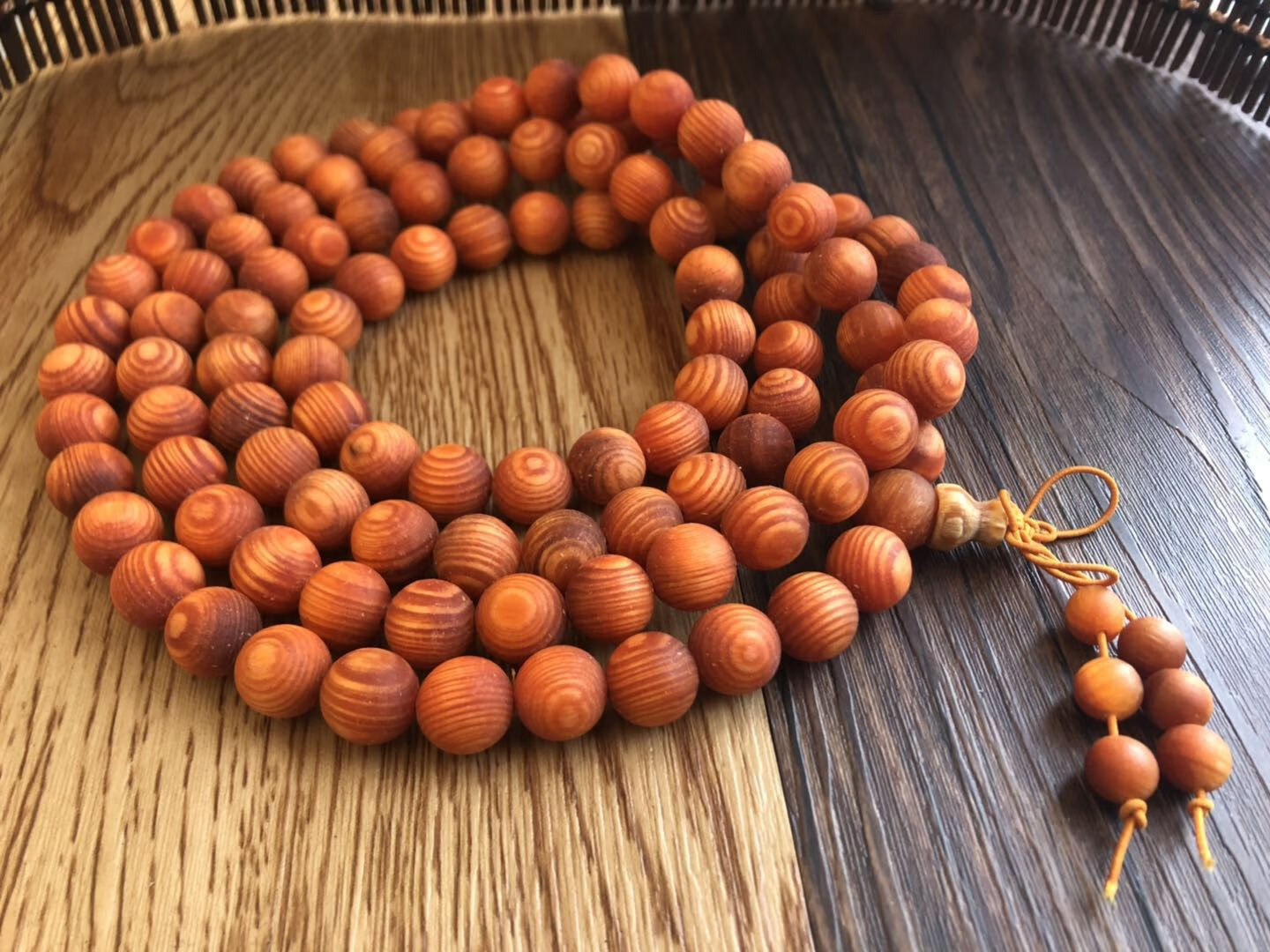 血龙木 帝王血龙木全透光顺纹手串东北沉香松明子男女情侣款108佛珠