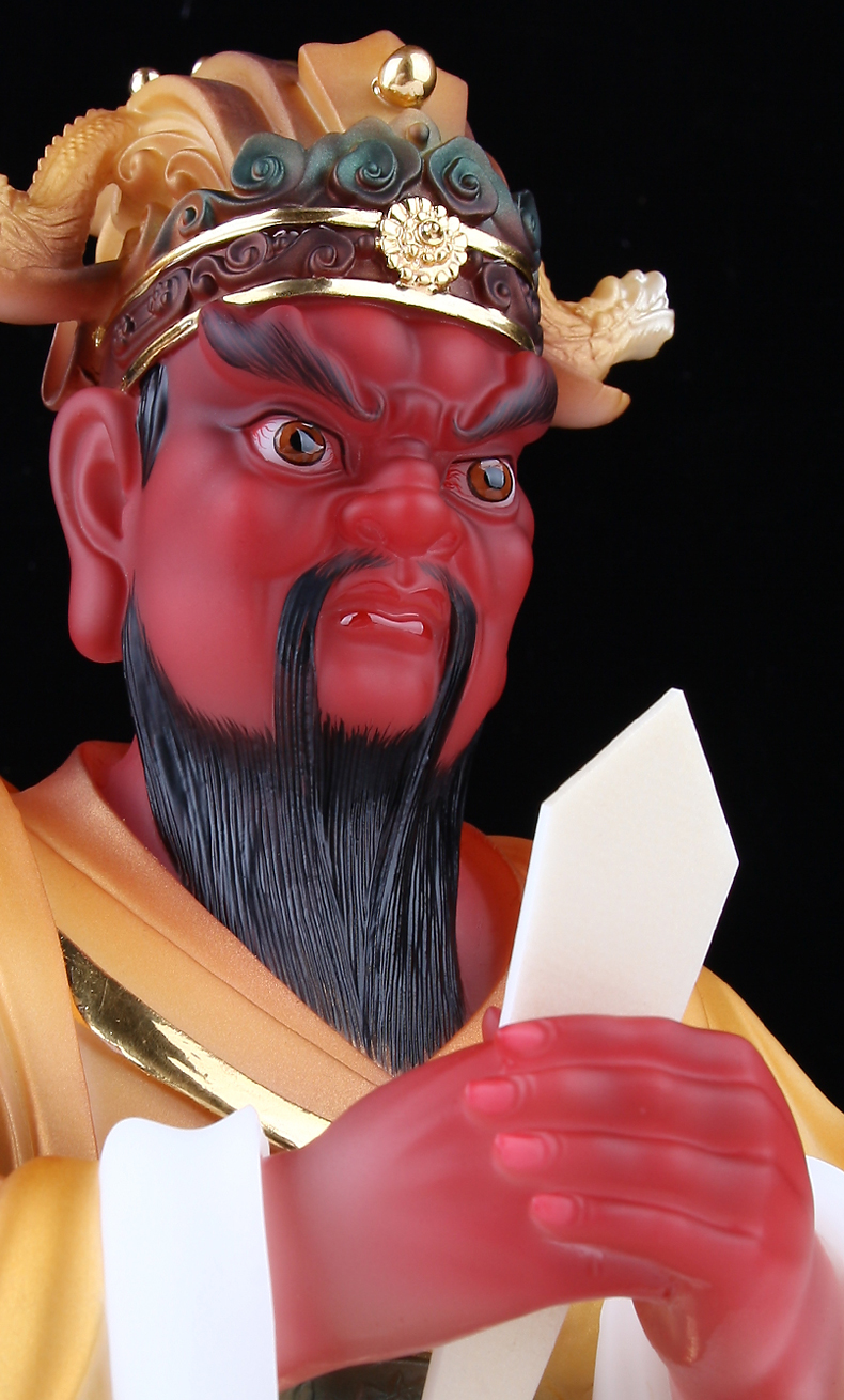 圣丰造像龙五爷五台山龙五爷神像财神广济龙王菩萨寺庙供奉摆件 12寸