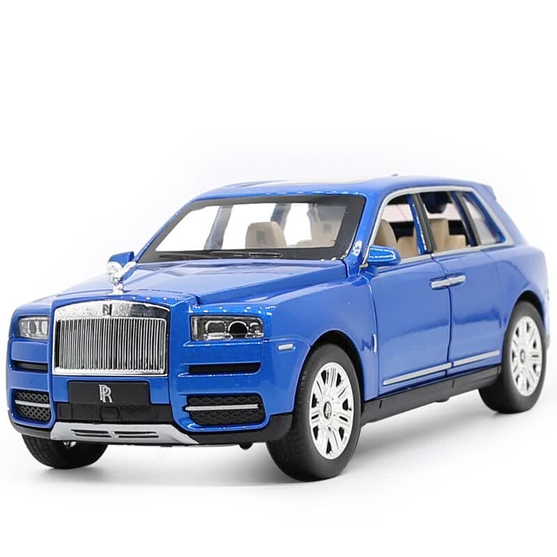 儿童1:24仿真合金车模6开门劳斯莱斯普声光越野汽车模型 巴博斯g65(6