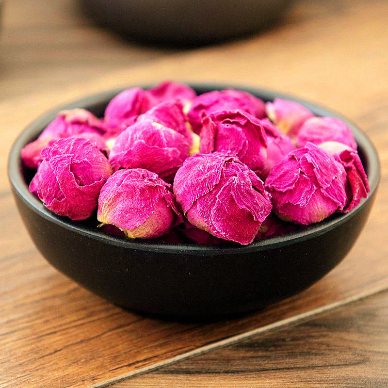 芍药花 干芍药花牡丹花球白芍花散装250g大货中药材芍药花球 芍药花