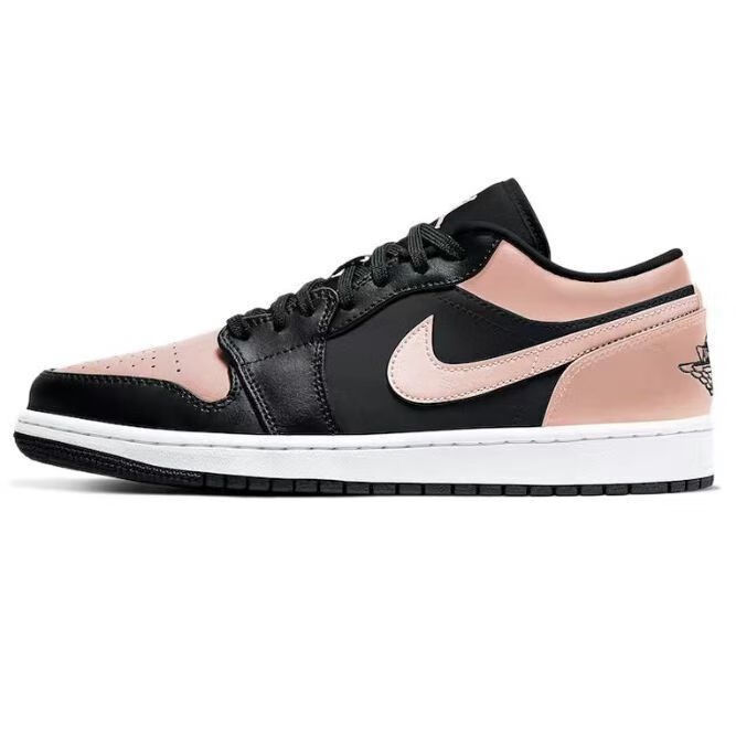 【官方旗舰】纯原aj1低帮篮球鞋女神黑白粉冰激凌凌琳乔1百搭男女运动