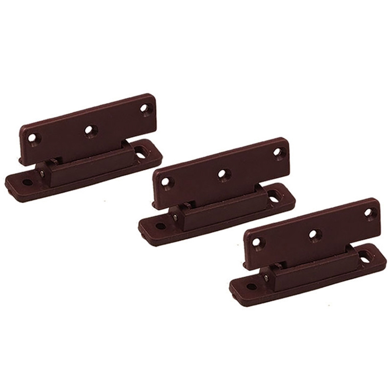 衣柜门边防尘条合页加厚塑料弹簧合页铰链小合页家具门缝档边配件