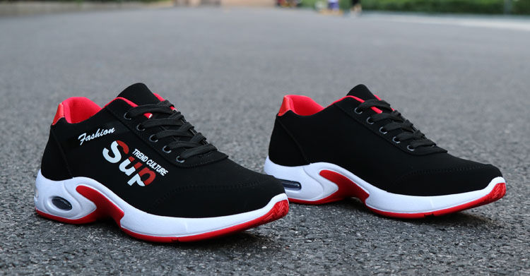 踏司红蚂蚁男鞋秋冬季水运动鞋男韩版潮鞋厚底跑步鞋滑休闲鞋皮面鞋