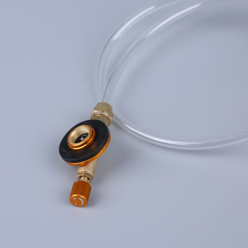 卡式炉卡式长气罐扁气罐充气阀充气转换头液化气连接管煤气罐 扁气罐