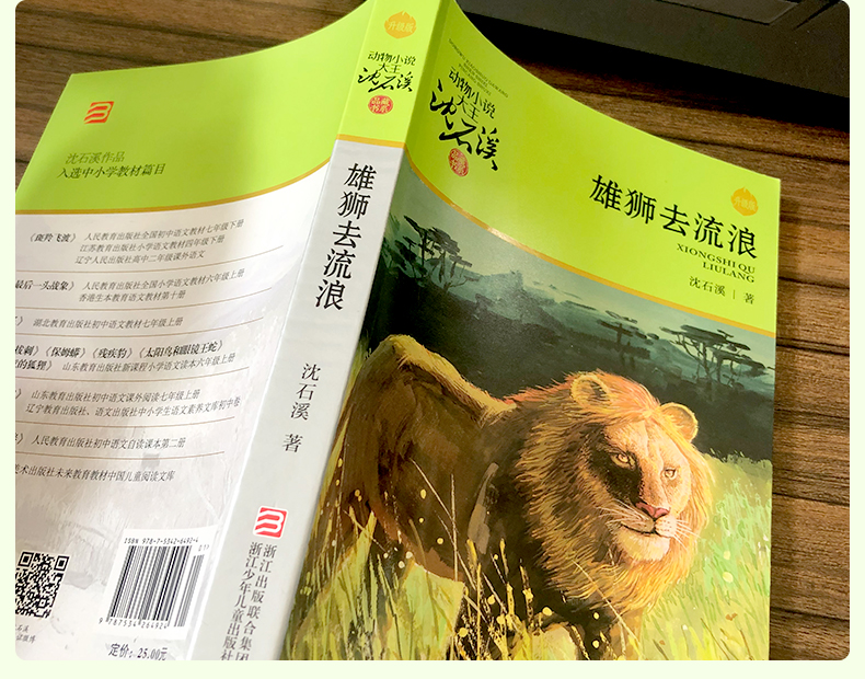 二手99新雄狮去流浪沈石溪动物小说正版精品集系列儿童文学小学生课外
