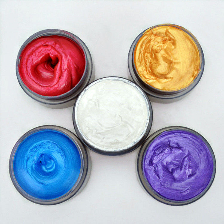 宣谷韩国彩色发泥奶奶灰一次性易清洗一抹变色染色发蜡爷爷灰 珀蔓朵