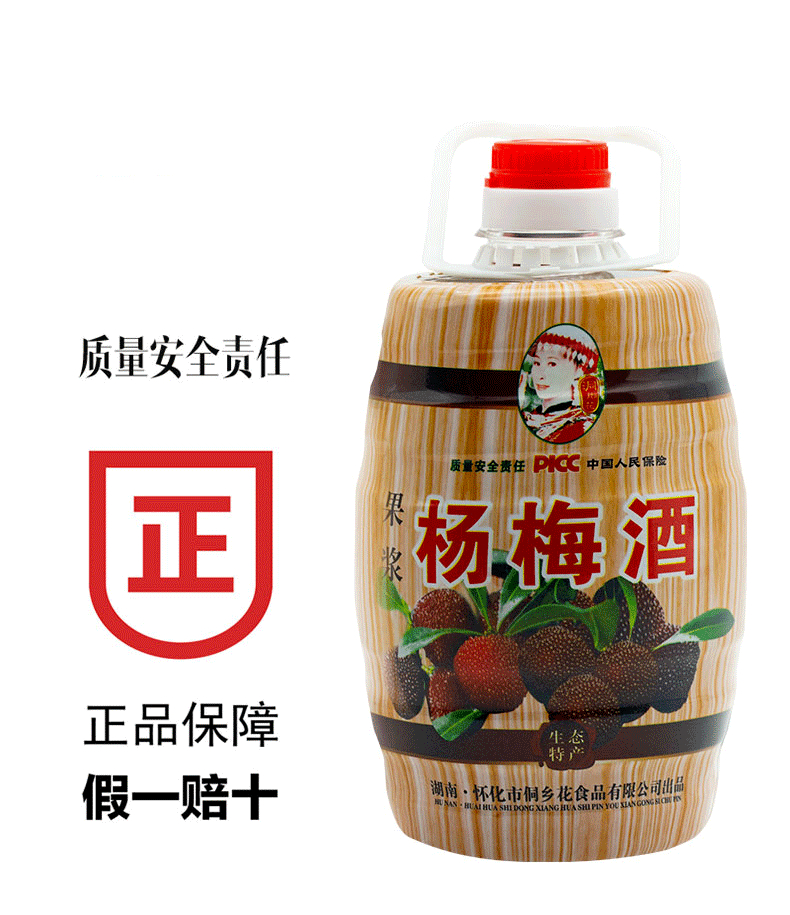 湖南洞乡花郑宗杨梅酒10度25l低度酒水果酒微醺甜酒梅子酒果酒10度