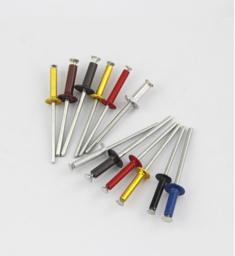 静璇酒盒拉花铆钉 彩色铝抽芯铆钉 防伪开花铆钉m3.