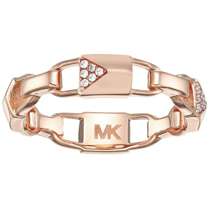 michaelkors女士贵金属镀925密钉mercer镂空设计戒指99283gold5