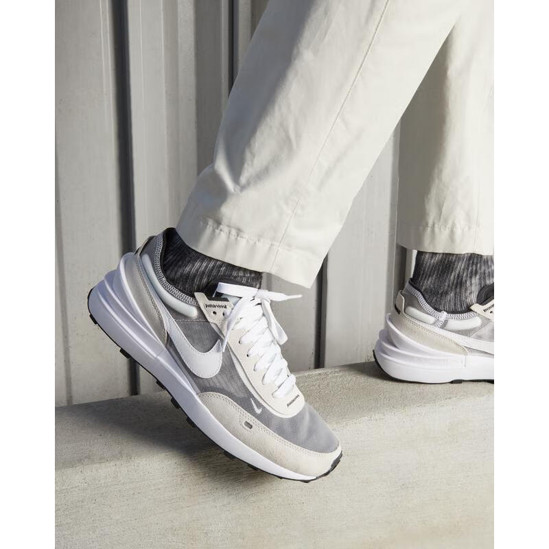 耐克nike男鞋男子休闲鞋缓震透气waffle one系列运动鞋柔软透气缓震