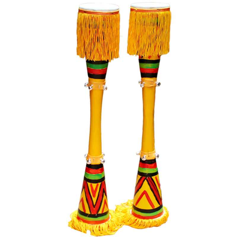 瑶族长鼓道具鼓民族舞蹈牛皮成人儿童学生跳舞舞台表演