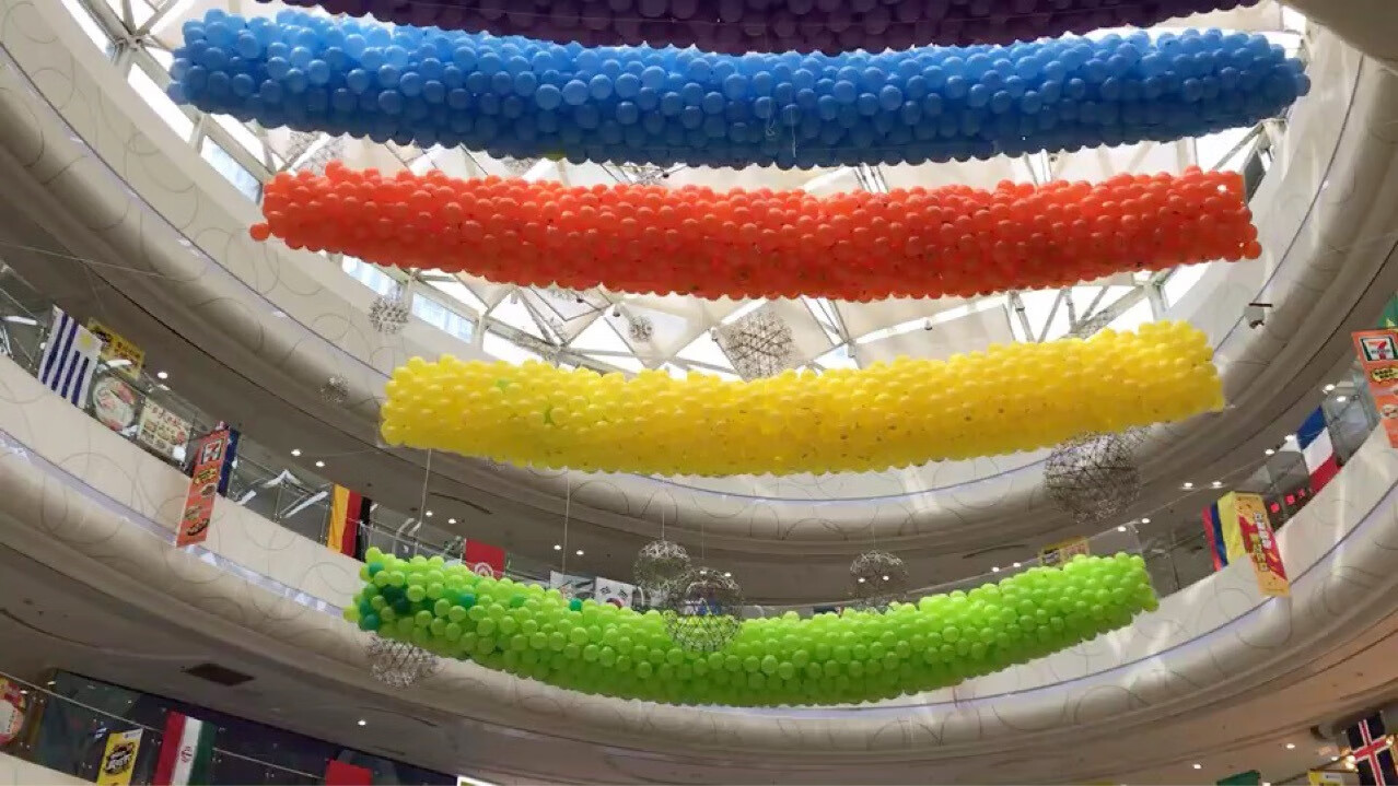 气球雨网 下落网掉落网气球放飞网兜公司开业装饰气球网 婚礼装饰 200