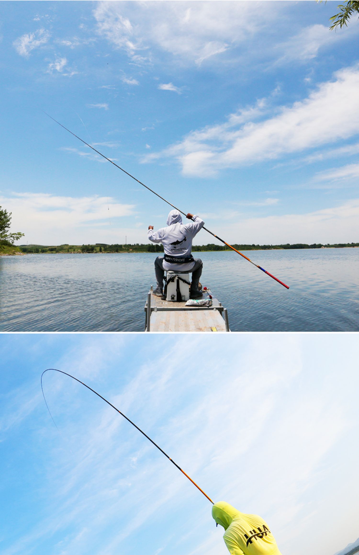 10.21日预售】化氏钓鱼竿 龙纹鲤4代大物杆超硬超轻钓竿手竿37调巨物