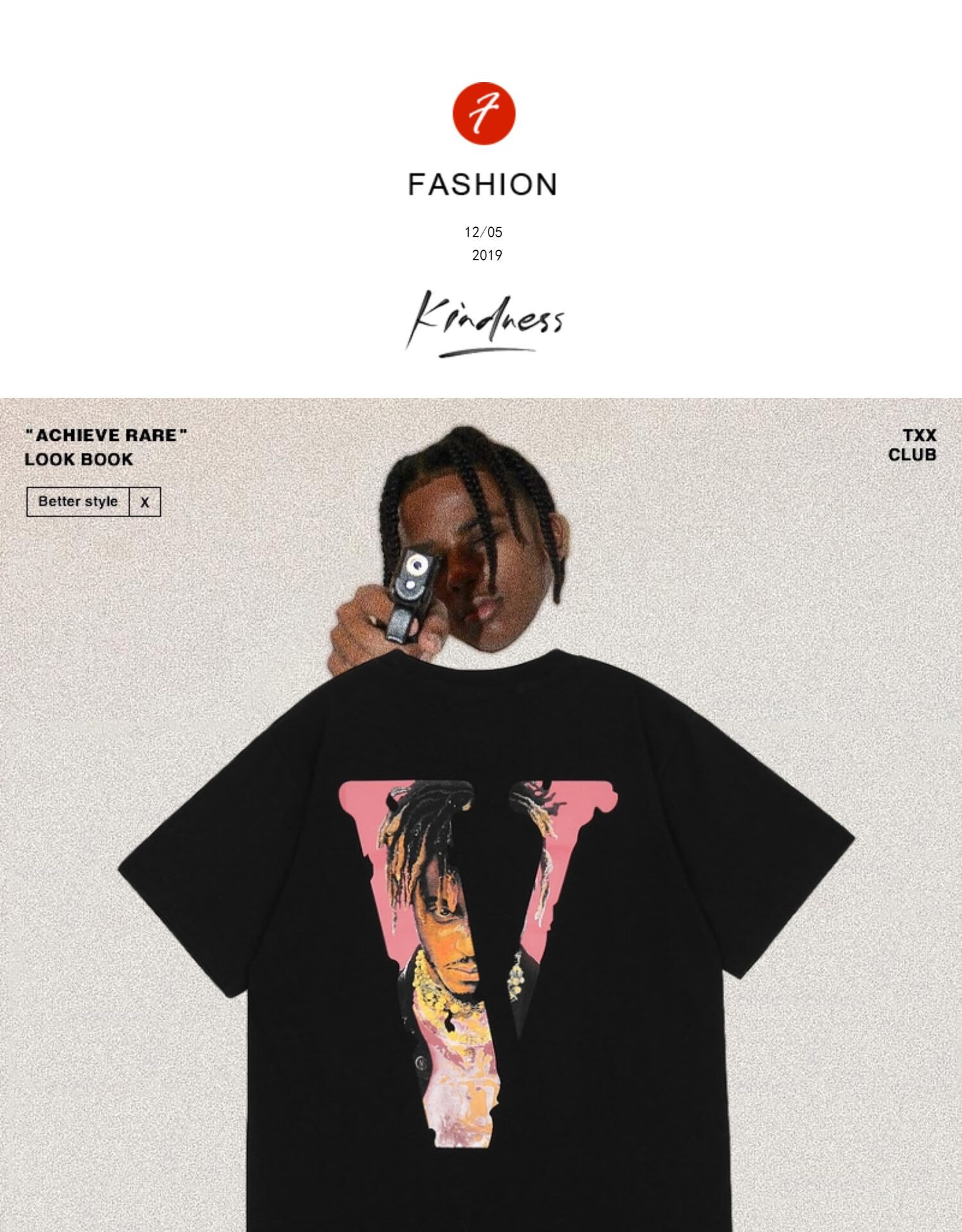 fog fear of god复线vlone x juice wrld合作款大v王一博同款美潮高街