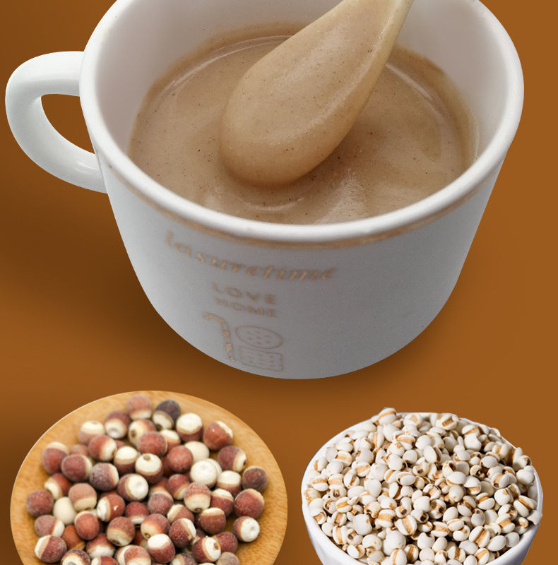原料薏米茯苓芡实粉莲子养胃粉山药粉早餐代餐粉养胃粥有仁堂 官方