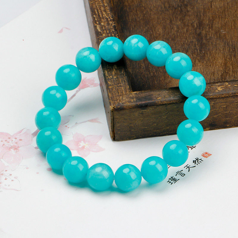 京选臻品】轻奢品牌天河石串珠手链女幸运石珠子手串天然宝石韩版简约