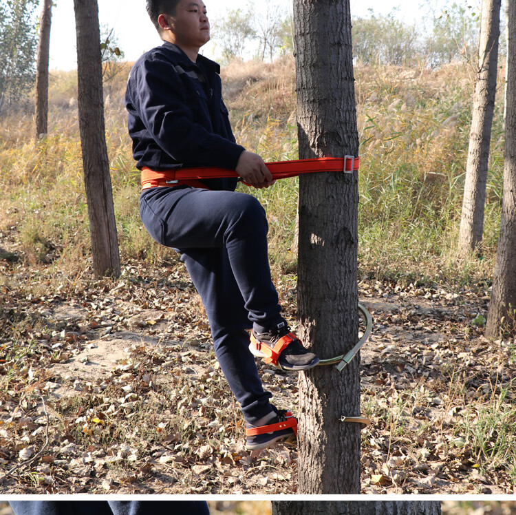 爬树神器攀爬脚扣爬杆器脚扣子爬杆木杆爬树神器工具防滑爬大树安全型