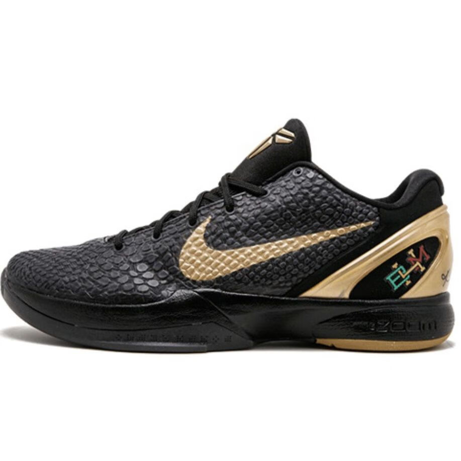 灭世纯原kobe 6 科比6代黑金天使gigi曼巴基金会kb6实战篮球鞋 36
