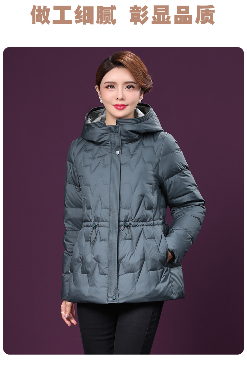 甘甘的世界 羽绒服女短款2020新款时尚冬季女士修身外套 黑色 3xl