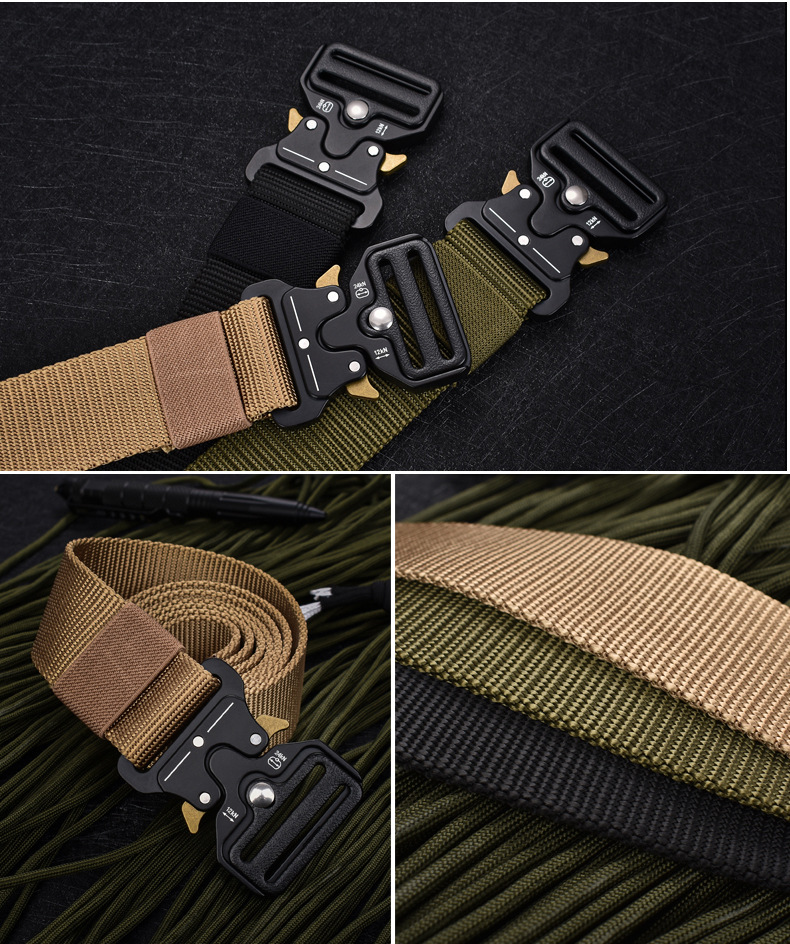 特战腰带眼镜蛇战术腰带男士多功能军迷户外特种军兵黑鹰作训尼龙腰带