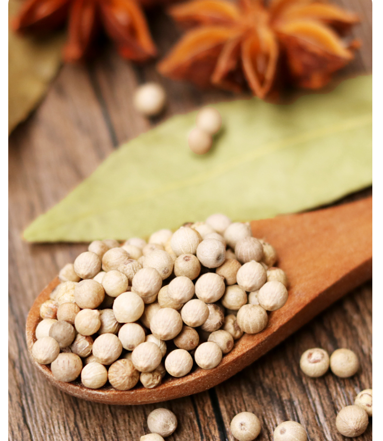 白胡椒粒 家用香辛料煲汤材料烧烤调味品 白胡椒250g【图片 价格 品牌