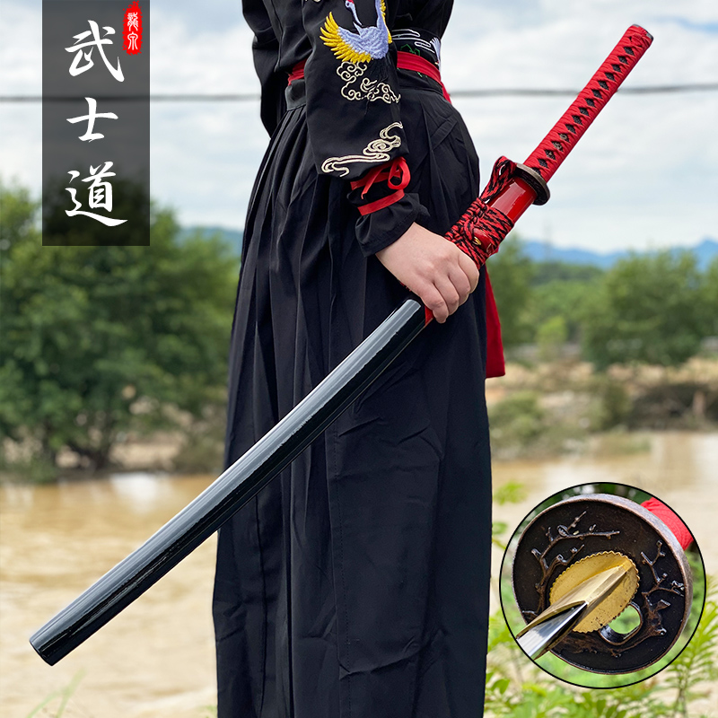 武士剑金属武士刃龙泉市刀剑日本东洋动漫练习居合电影拍摄道具防身