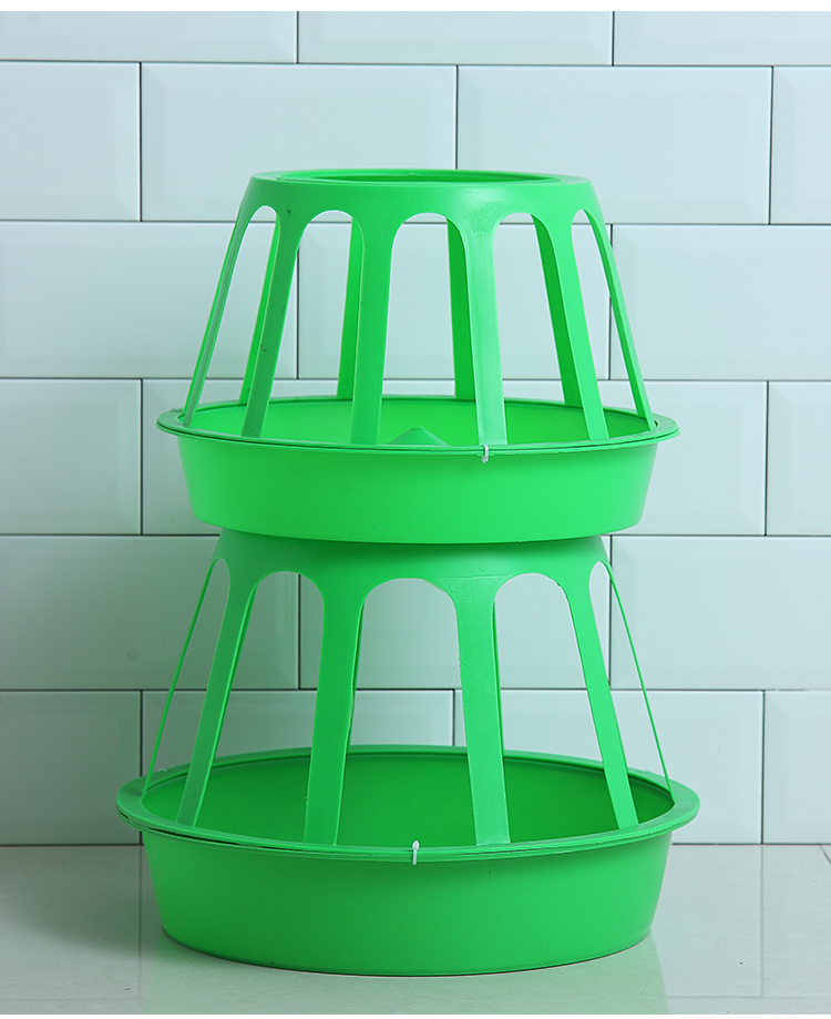 畜牧饮食器食槽水槽小鸡料桶喂养殖鸡鸭鹅喂水器家禽塑料饮水食盆小号