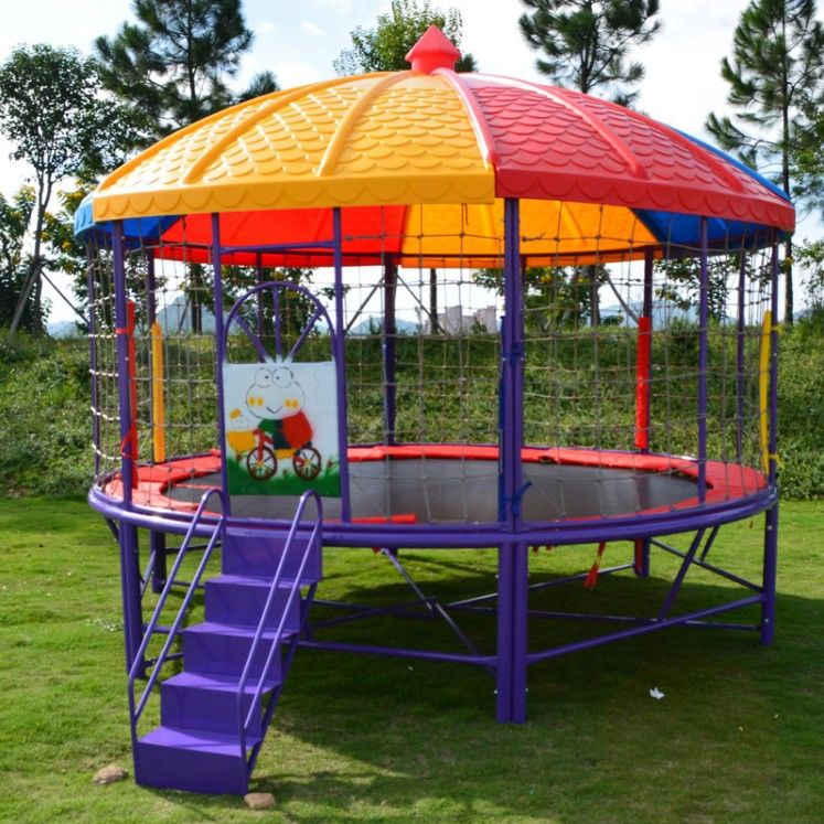 小米mi生态同款大型儿童幼儿园蹦蹦床家用公园游乐园室内户外跳跳床粘