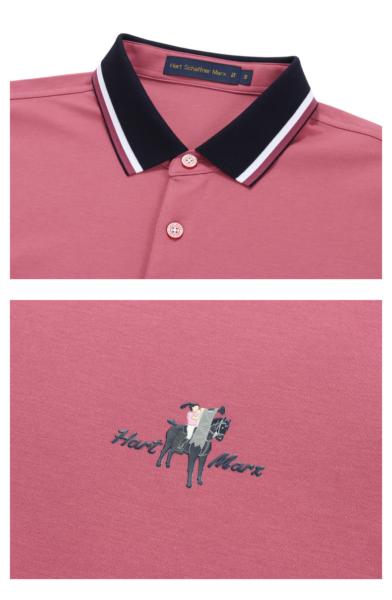 hartschaffnermarx哈特马克斯男士短袖t恤商场同款夏透气吸湿排汗休闲