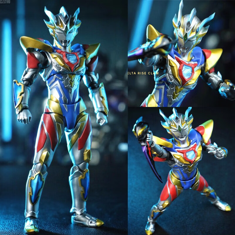 黄金赛罗奥特曼手办shf终极闪耀赛罗关节超可动磁控可发光黑暗艾克斯