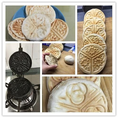 流彗 老式馍夹子 老式饼夹子模具火烧馍夹花饼夹烤饼面点制作烧饼专用