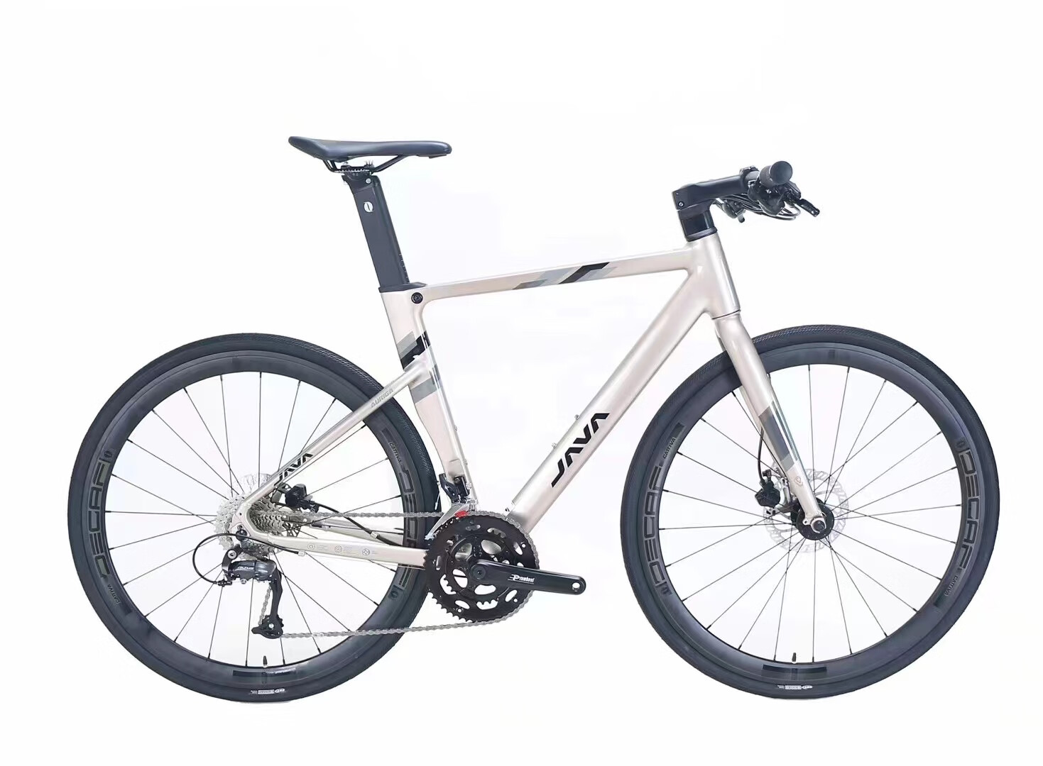 java 公路自行车鱼雷 auriga-city碟刹18 变速直把男女铝合金赛车平把