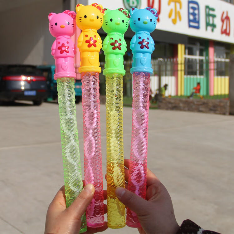 38cm卡通吹泡泡棒玩具泡泡剑西洋剑公园摆地摊玩具吹批36cm卡通泡泡