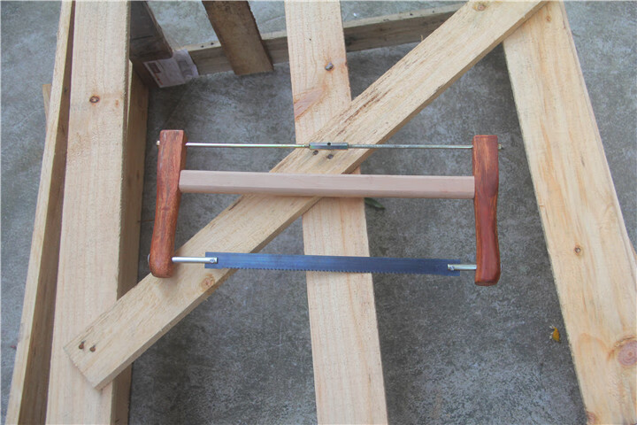 全国 木工锯子 手工锯 框锯 老式木工锯 红木细齿截锯 猪锯中号(双头