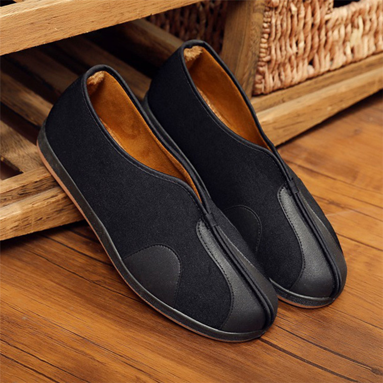 风软底防滑老人休闲老北京布鞋男款老头乐圆口道士僧侣鞋耀槪 新款
