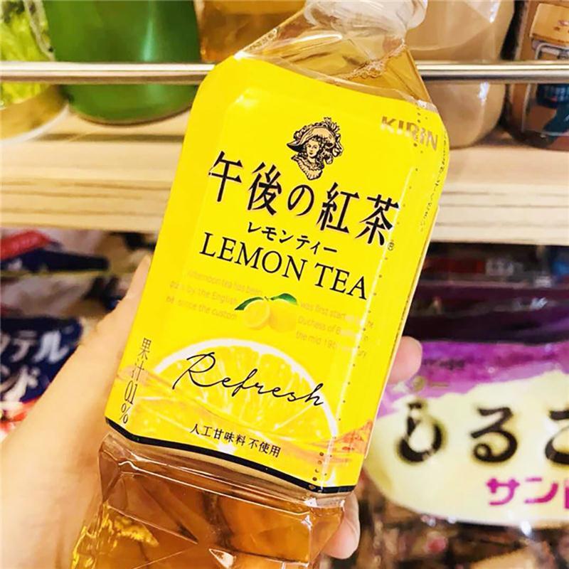 500ml*2瓶/4瓶 日本进口kirin麒麟午后红茶柠檬味红茶饮料奶茶网红