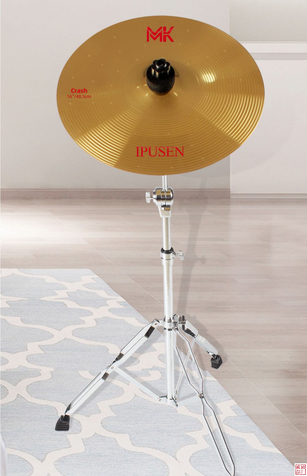 优选好物架子鼓镲片20忖叮叮镲ride18忖16节奏镲吊擦斜镲架擦片支架mk