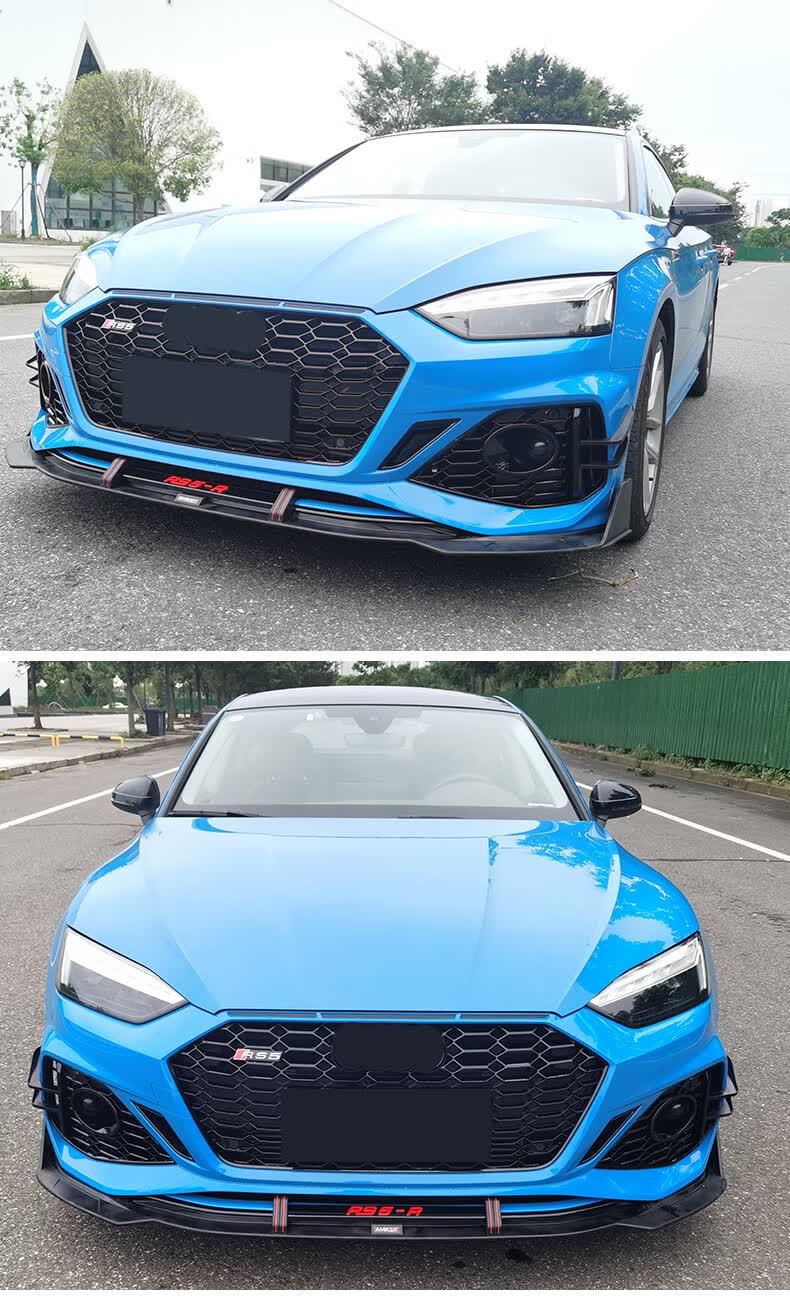 08-21款奥迪a5改装rs5大包围s5改装前杠后杠保险杠包围小包围中网定制