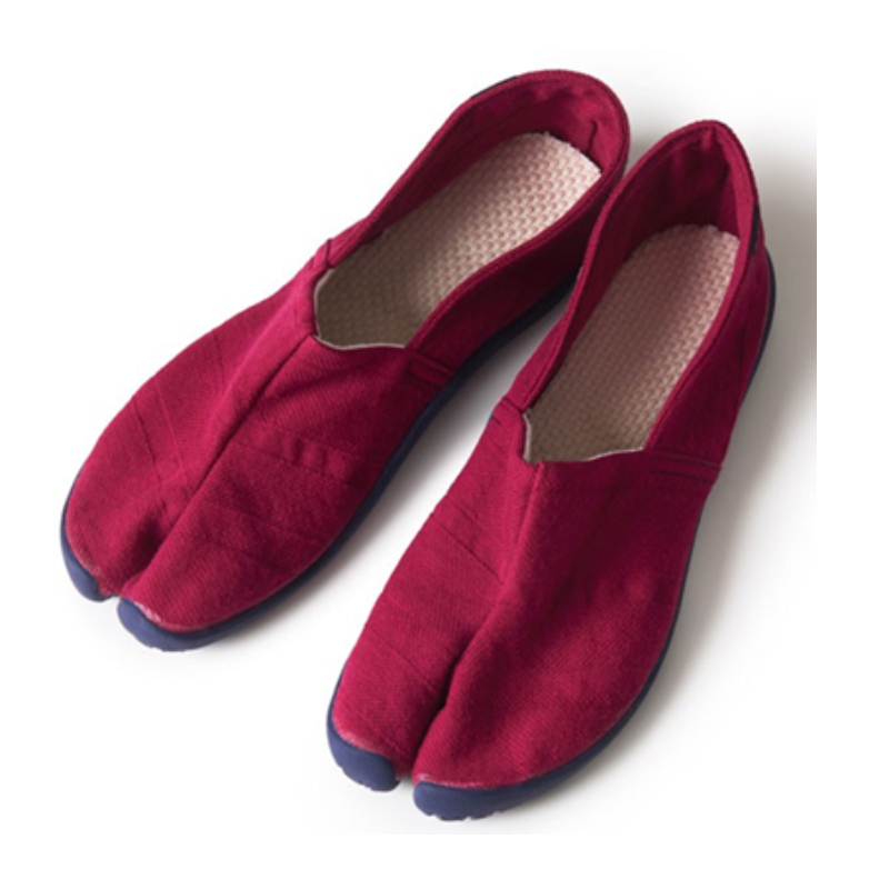 日本制tabirela分趾鞋跑步鞋步行运动鞋帆布忍者鞋男女同款夜跑鞋足袋